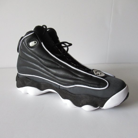 Jordan Pro Strong, Mid, Men's Size 10, Black/White/White, NEW - Picture 8 of 15